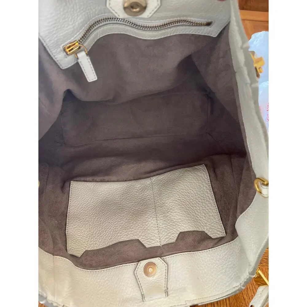 Tom Ford Sedgwick Xipper bag pebbled cream leather